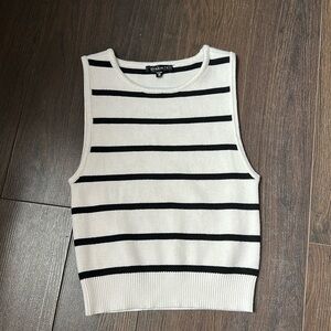 Dynamite Striped Crop Top